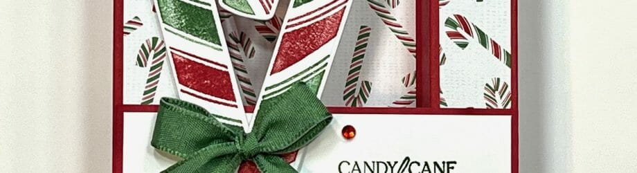Sweet Candy Canes Bundle Fun Fold Card