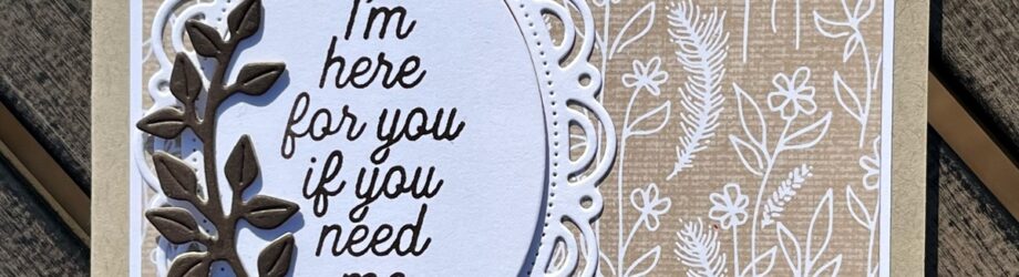 Scalloped Wishes Bundle – Sympathy Card